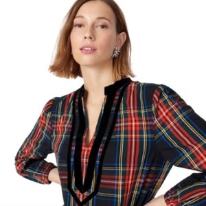 J. Crew Tartan Plaid Tunic